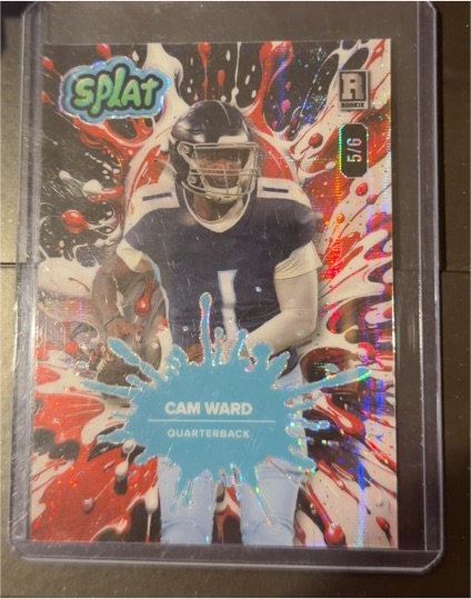 2025 Wild Card Splat #SPLUR06-CW Cam Ward — front