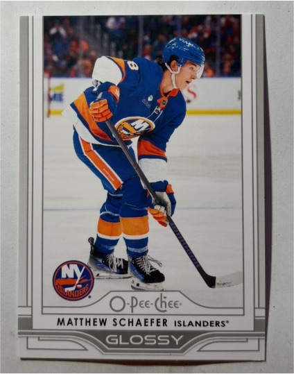 2025-26 Upper Deck Series 2 O-Pee-Chee Glossy #OG-28 Matthew Schaefer — front