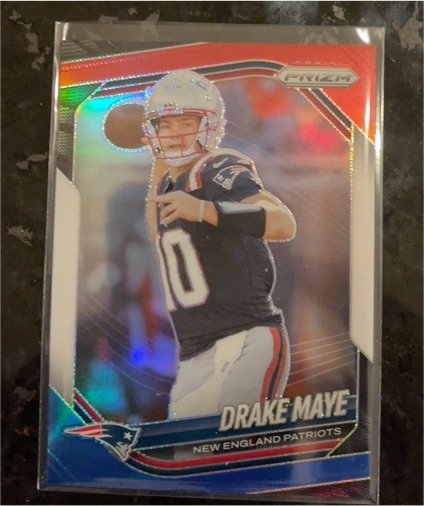 2025 Panini Prizm #165 Drake Maye — front