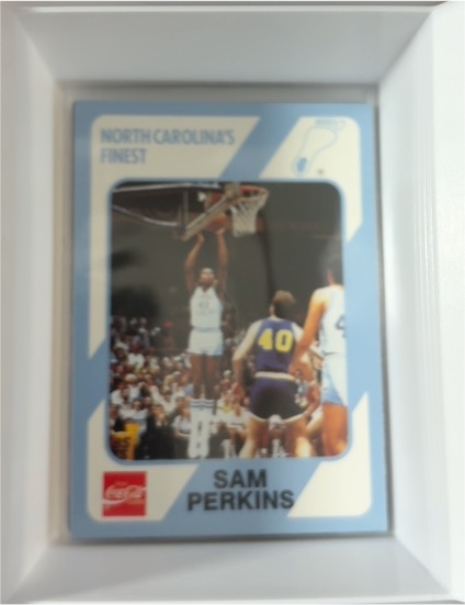 1989-90 Collegiate Collection/Coca-Cola North Carolina's Finest #36 Sam Perkins — front