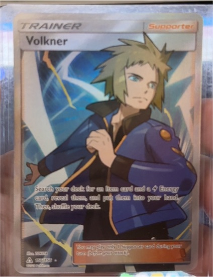 2017 Pokémon SM Ultra Prism #156 Volkner — front