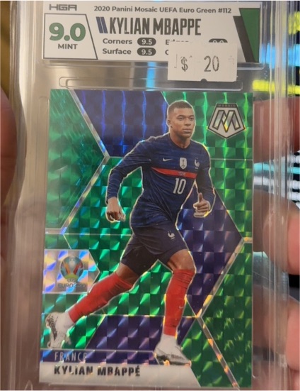 2020 Panini Mosaic UEFA Euro #112 Kylian Mbappe — front