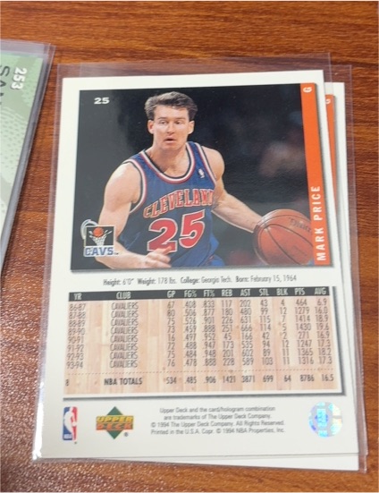 1993 Upper Deck #25 Mark Price — front