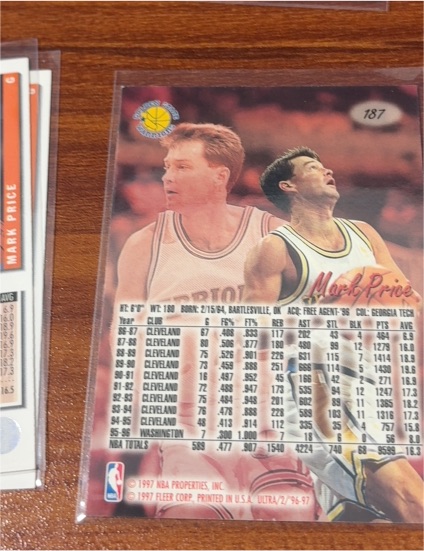 1995-96 Fleer Ultra #187 Mark Price — front