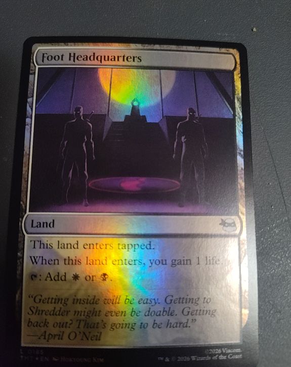 2026 Magic: The Gathering #185 Foot Headquarters — front