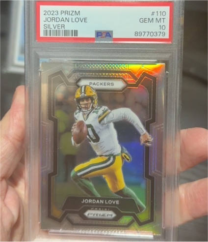 2023 Panini Prizm #110 Jordan Love Silver — front