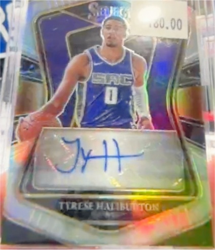 2020 Panini Select #RS-HAL Tyrese Haliburton — front