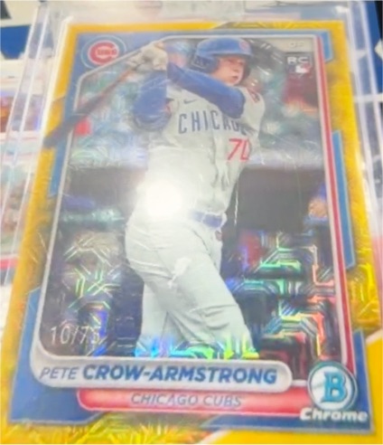 2024 Bowman Chrome #85 Pete Crow-Armstrong — front
