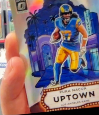 2025 Panini Donruss Optic #8 Puka Nacua Uptown — front