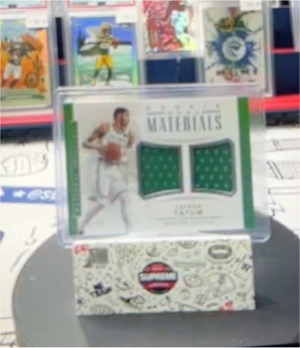 2017-18 Panini National Treasures Jayson Tatum Rookie Dual Materials — front