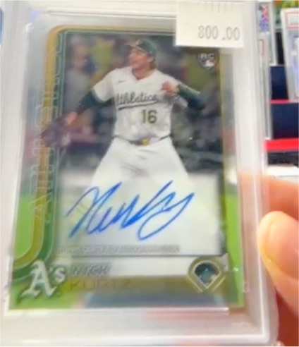 2025 Bowman Chrome #93 Nick Kurtz — front