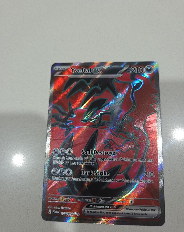 2014 Pokémon Perfect Order #105 Yveltal ex — front