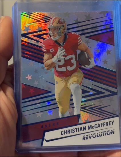 2025 Panini Revolution #2 Christian McCaffrey — front