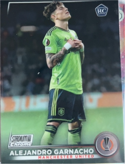 2022-23 Topps Stadium Club Chrome UEFA #49 Alejandro Garnacho — front