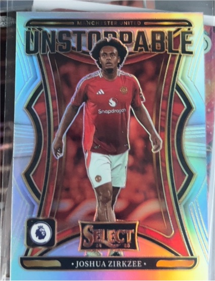 2024-25 Panini Select Premier League #20 Joshua Zirkzee Unstoppable — front
