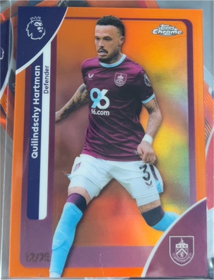 2025 Topps Chrome Premier League #59 Quilindschy Hartman — front