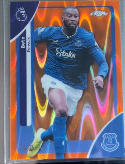 2026 Topps Chrome Premier League #90 Beto — front