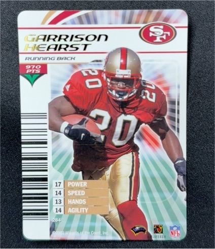 2002 NFL Showdown #284 Garrison Hearst — front