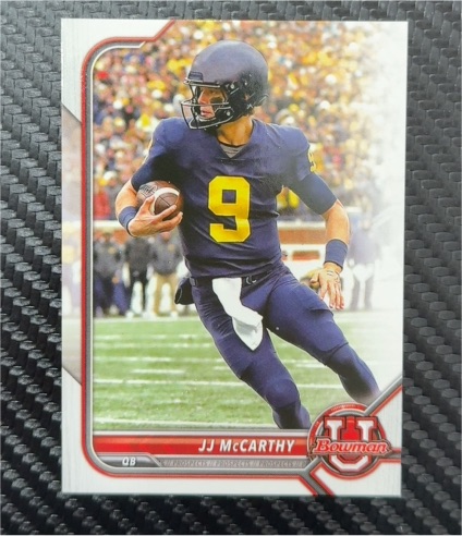 2022 Bowman University #79 JJ McCarthy — front