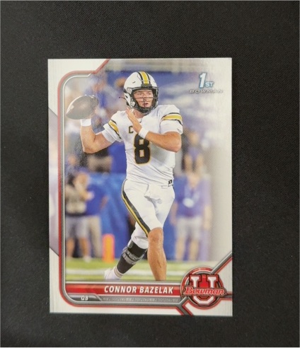 2022 Bowman University #84 Connor Bazelak — front