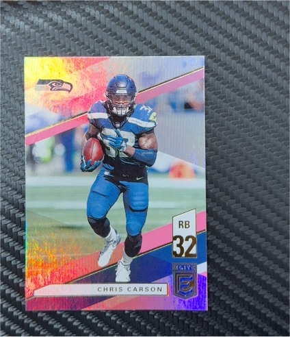 2019 Panini Donruss Elite #43 Chris Carson — front