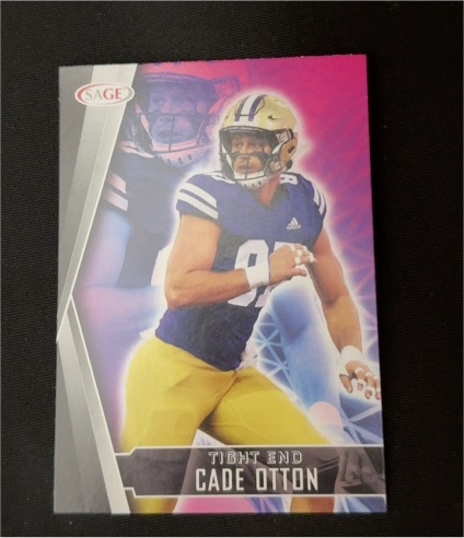 2022 SAGE #180 Cade Otton — front