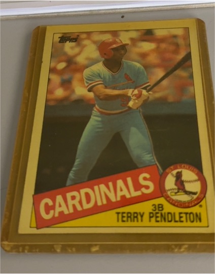 1985 Topps #346 Terry Pendleton — front