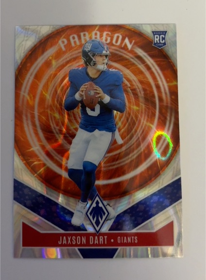 2025 Panini Phoenix #4 Jaxson Dart Paragon Rookie — front