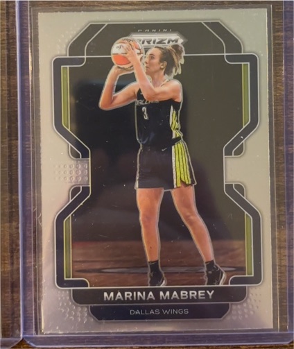 2022 Panini Prizm WNBA #90 Marina Mabrey — front