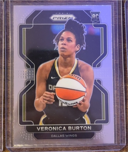 2022 Panini Prizm WNBA #187 Veronica Burton — front