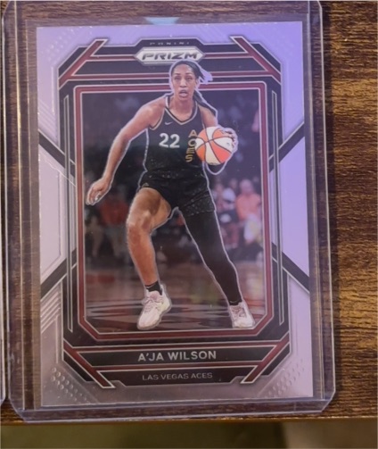2023 Panini Prizm WNBA #25 A'ja Wilson — front