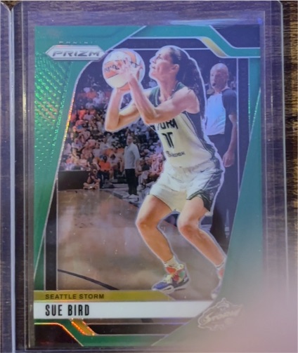 2024 Panini Prizm WNBA #112 Sue Bird Green Prizm Seattle Storm — front