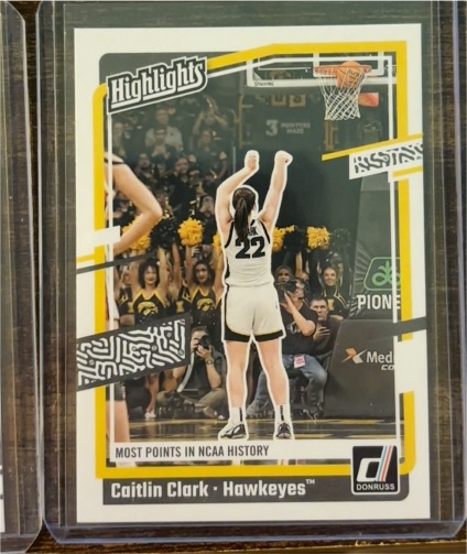 2024 Panini Donruss #H11 Caitlin Clark Highlights — front