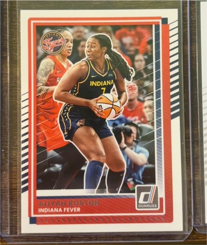 2025 Donruss WNBA #1 Aliyah Boston — front