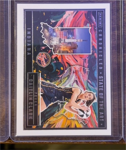 2025 Panini Caitlin Clark Chronicles Exclusive State of The Art #82 — front