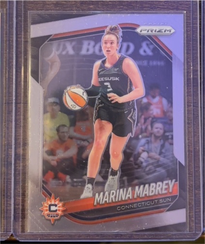 2025 Panini Prizm WNBA #18 Marina Mabrey — front