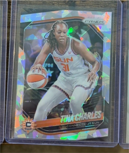 2025 Panini Prizm WNBA #3 Tina Charles — front