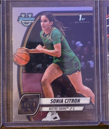 2024 Bowman Chrome University #64 Sonia Citron — front