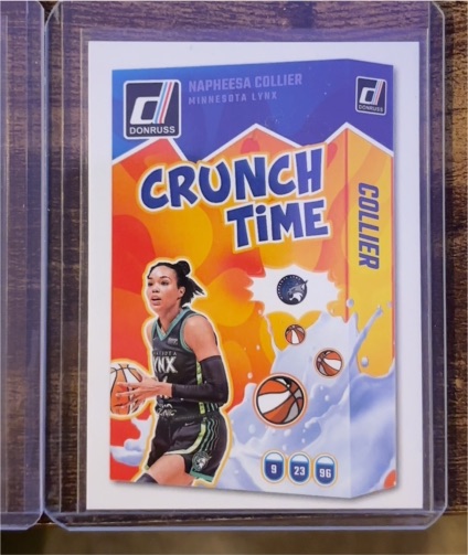 2025 Donruss WNBA #18 Napheesa Collier Crunch Time — front