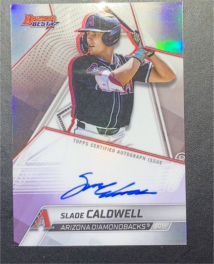 2025 Bowman's Best #B25-SC Slade Caldwell — front