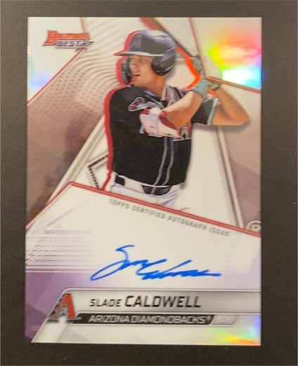 2025 Bowman's Best #B25-SC Slade Caldwell — front