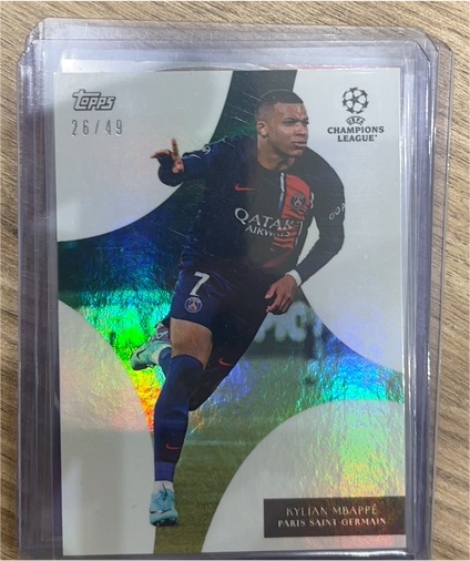 2023 Topps Champions League #26 Kylian Mbappé — front
