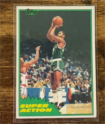 1981-82 Topps #107 Cedric Maxwell Super Action Boston Celtics — front