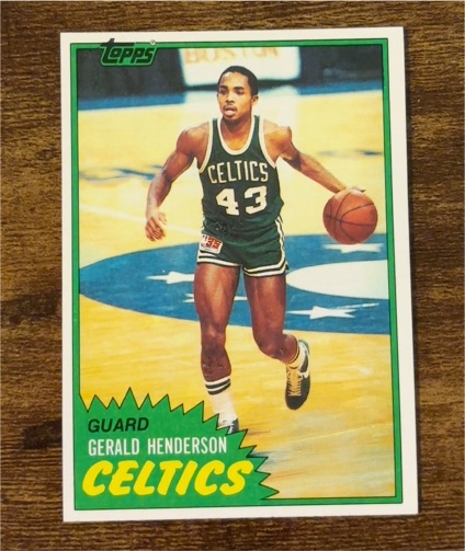 1981 Topps #74 Gerald Henderson — front