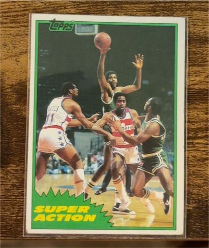 1981 Topps #108 Robert Parish Super Action — front
