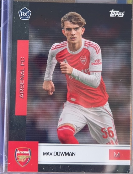 2025 Topps Arsenal #M Max Dowman — front