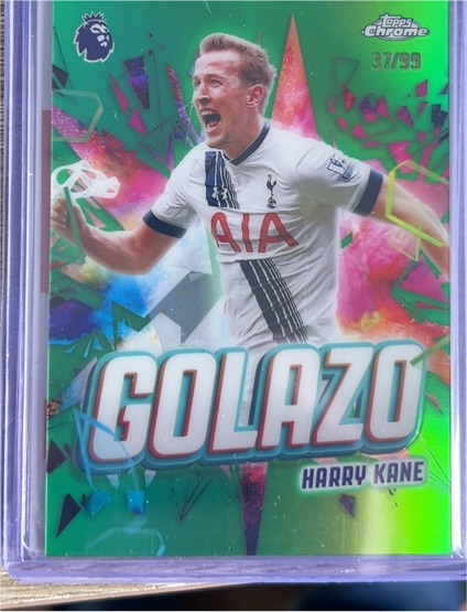 2026 Topps Chrome Premier League Golazo #GZ-16 Harry Kane — front