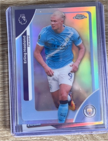 2026 Topps Chrome #125 Erling Haaland — front