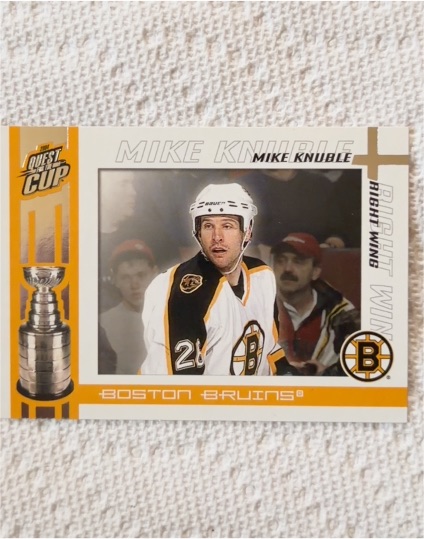 2003-04 Pacific Quest for the Cup #7 Mike Knuble — front