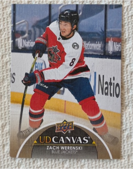 2021-22 Upper Deck Series 2 #C145 Zach Werenski UD Canvas — front